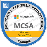 MCSA: Windows Server 2016