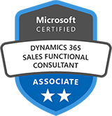 Microsoft Certified: Dynamics 365 Sales Functional Consultant Associate